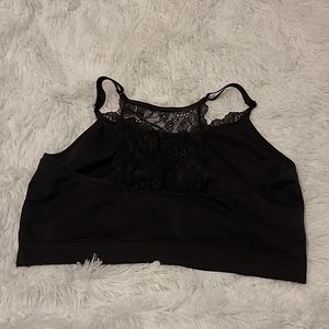 Lot of 3 black bralettes, Torrid/Lane Bryant 18/20